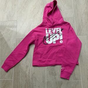 Nike Pink 'Level Up' Kids Hoodie